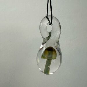 Mushroom Glass Dome Pendant
